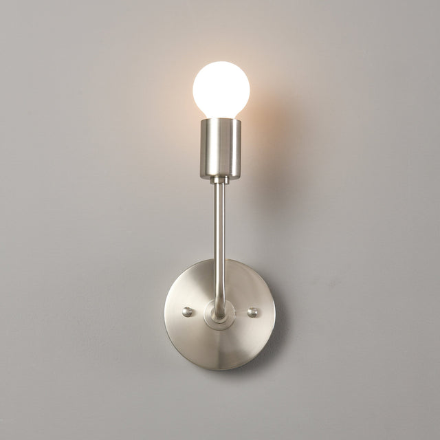 Slim 1-Light Wall Sconce - Brushed Nickel