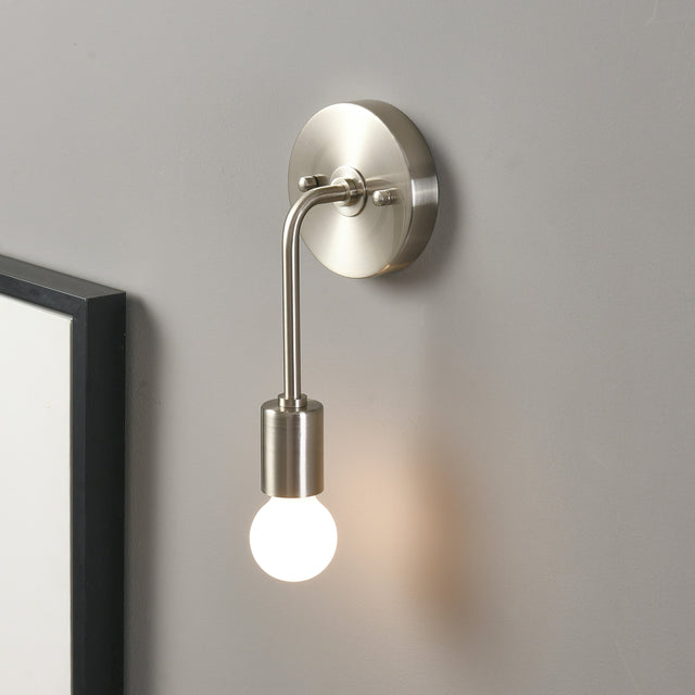 Slim 1-Light Wall Sconce - Brushed Nickel