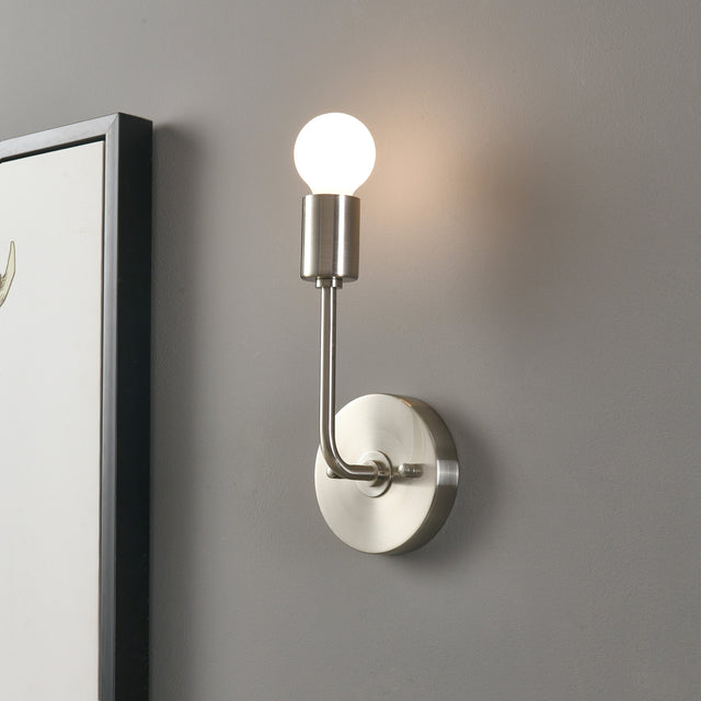 Slim 1-Light Wall Sconce - Brushed Nickel