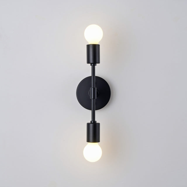 Brooklyn 2-Light Wall Sconce - Black