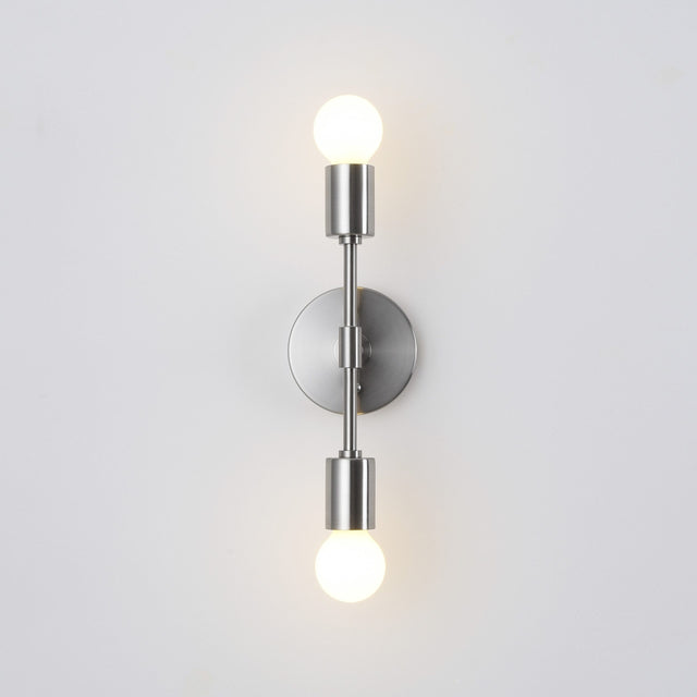 Brooklyn 2-Light Wall Sconce - Brushed Nickel