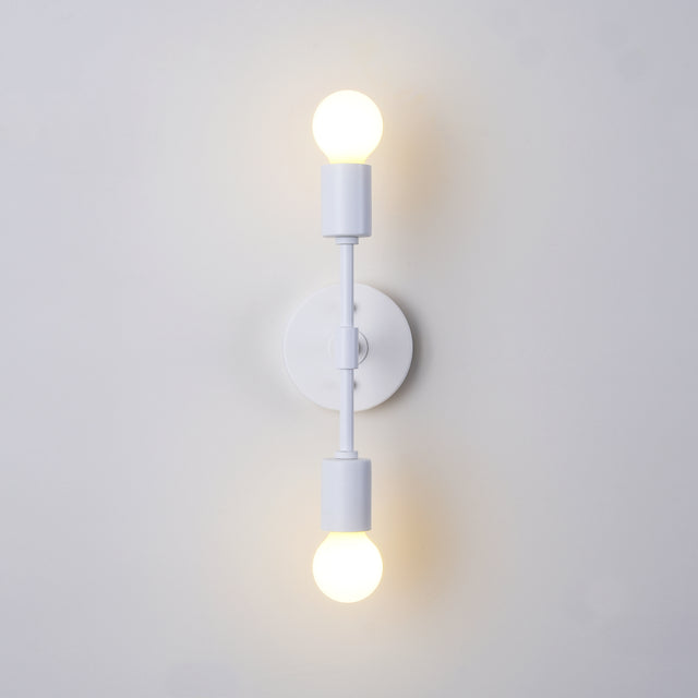 Brooklyn 2-Light Ceiling Lamp - White