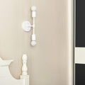 BW0023-2W: Matte white 2-light wall sconce