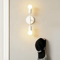 BW0023-2W: Matte white 2-light wall sconce