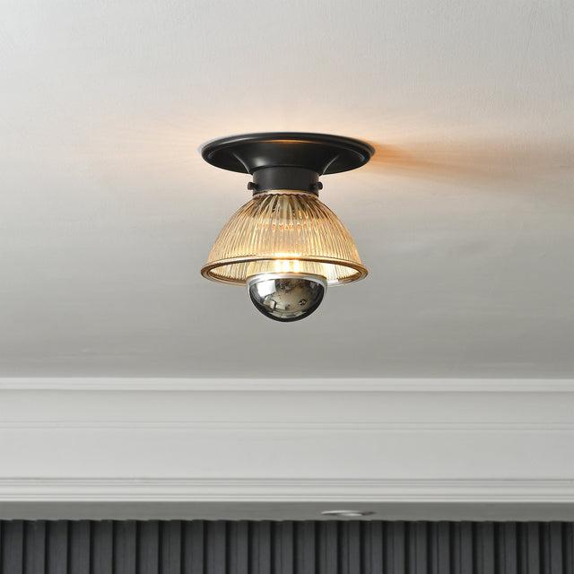 Bonnie Flush Mount Ceiling Light - Black