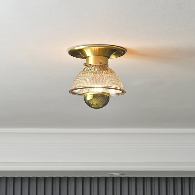 Bonnie Flush Mount Ceiling Light - Brushed Gold