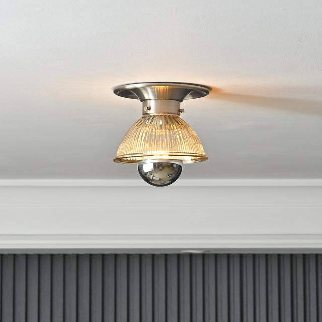 Bonnie Flush Mount Ceiling Light - Brushed Nickel