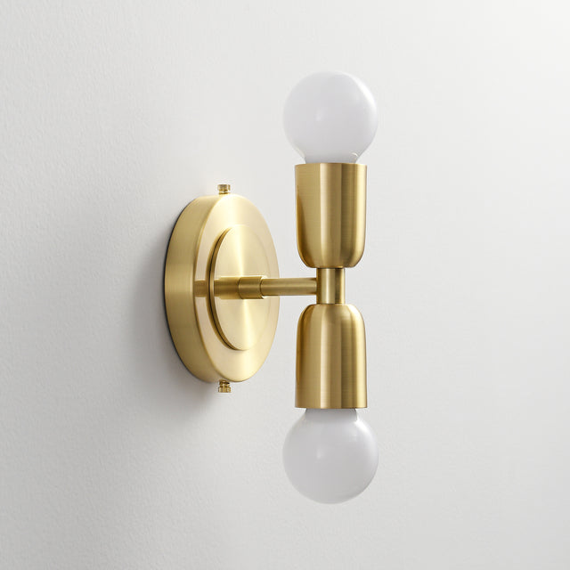 Luna Duo Wall Sconce - Gold