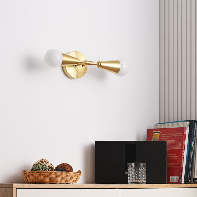 Vicky 2-Light Wall Sconce - Brushed Gold